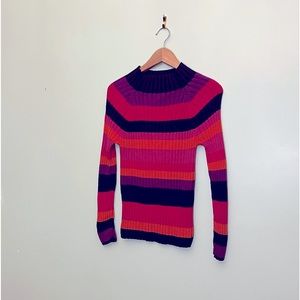 NY&CO multicolor sweater size M, length 25 inches, pit to pit 13 inches across.